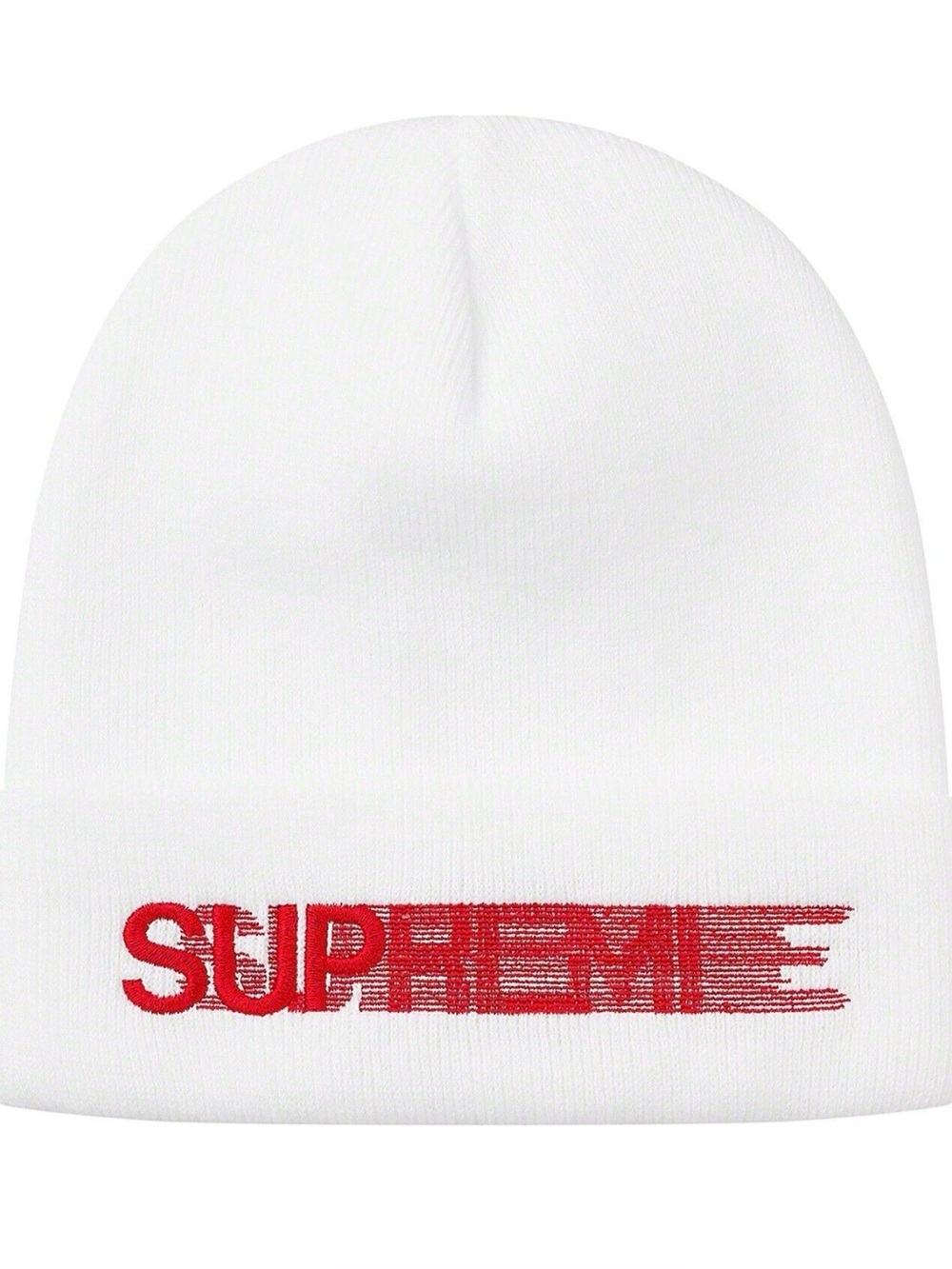 Supreme S Logo Beanie RED